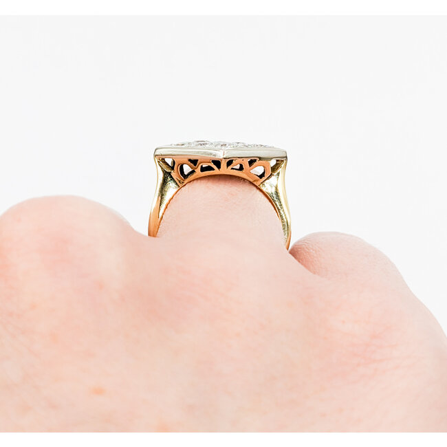 Ring Vintage .66ctw Round Diamonds 14tt Sz5.75 223080004