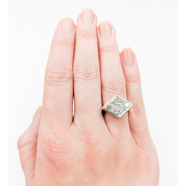 Ring Vintage .66ctw Round Diamonds 14tt Sz5.75 223080004