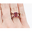 Ring 2.28ct Pink Tourmaline 1.05ctw Rubies 14ky Sz6 223030042