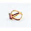 Ring 2.28ct Pink Tourmaline 1.05ctw Rubies 14ky Sz6 223030042
