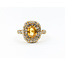 Ring .98ctw Round Diamonds 1.45ct Yellow Sapphire 18ky Sz7 223030023