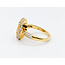 Ring .98ctw Round Diamonds 1.45ct Yellow Sapphire 18ky Sz7 223030023