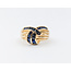 Ring .50ctw Baguette Sapphires 14ky Sz5.25 223030096