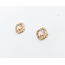Earrings Quatrefoil Diamonds .62ctw Opal 14ky .3x.3" 123060177