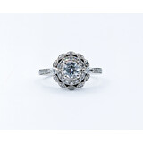  Ring .36ct Round Diamond .33ctw Diamonds 14kw Sz6 223080030