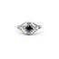 Ring Antique .36ct Sapphire 18kw Sz5 123060151