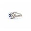 Ring Antique .36ct Sapphire 18kw Sz5 123060151