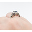 Ring Antique .36ct Sapphire 18kw Sz5 123060151