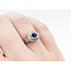 Ring Antique .36ct Sapphire 18kw Sz5 123060151