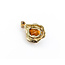 Pendant 3.0ct Freeform Opal CZ's 14ky 36x22mm 223080049