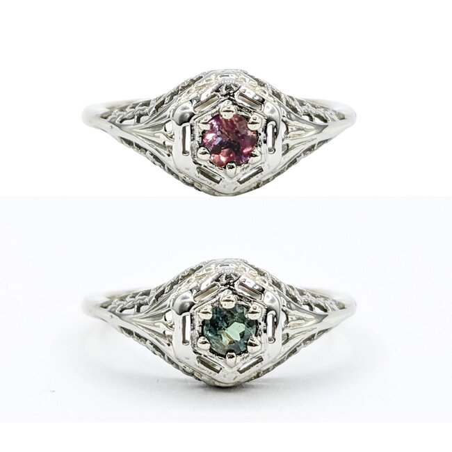 Ring Antique .30ctw Alexandrite 18kw Sz6 123060147