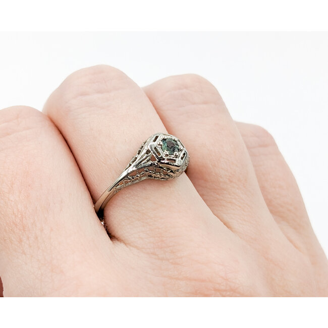 Ring Antique .30ctw Alexandrite 18kw Sz6 123060147