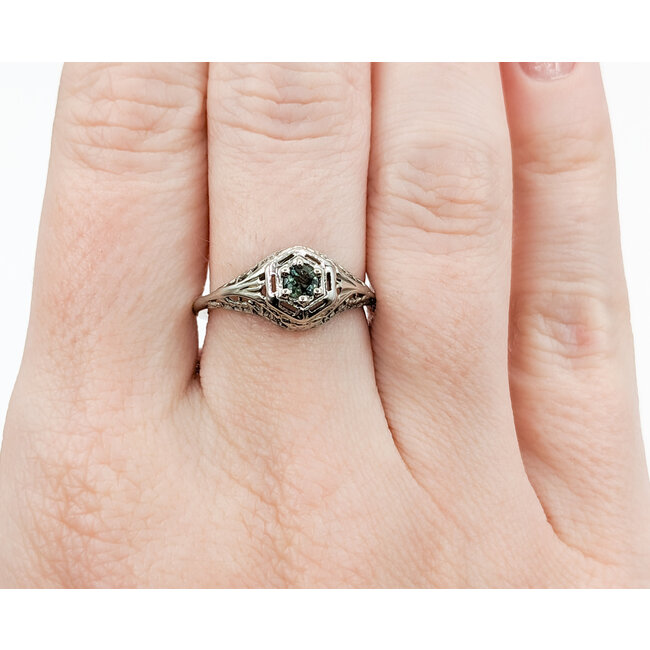 Ring Antique .30ctw Alexandrite 18kw Sz6 123060147