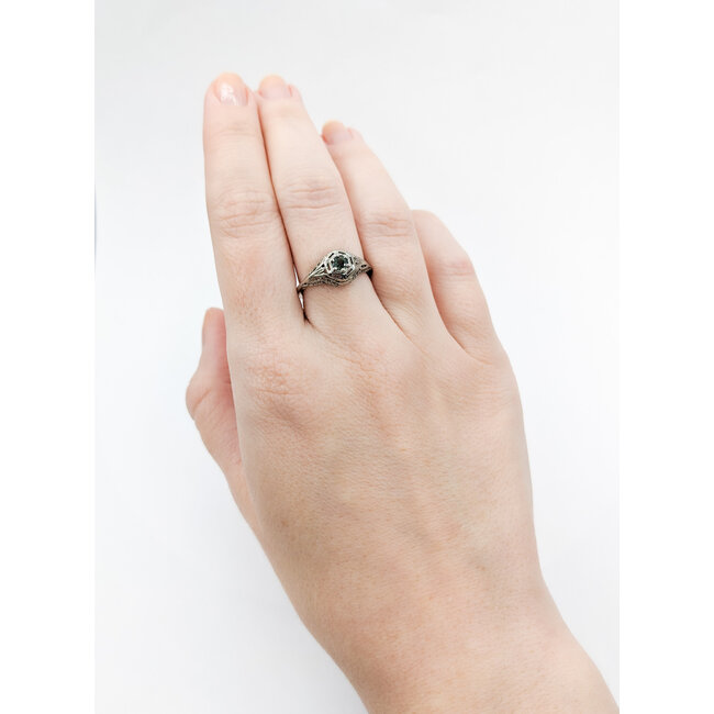 Ring Antique .30ctw Alexandrite 18kw Sz6 123060147