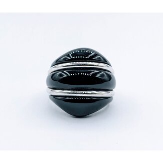 Ring Onyx Dome 14kw sz 7.5 220020044