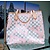 Handbag Louis Vuitton Neverfull Tahitenne Azur Damier 123080085