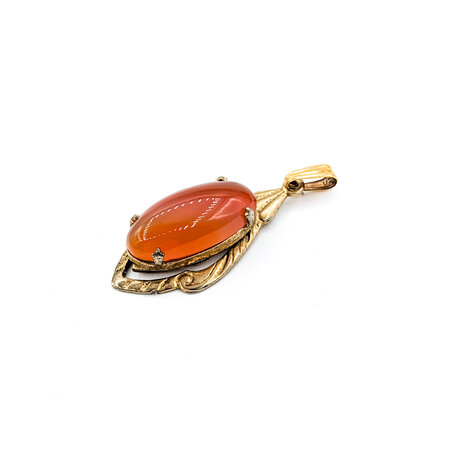 Pendant Red Stone 10ky 219050102