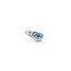 Pendant .12ct Diamond 3.4ct Aquamarine Platinum 123030397