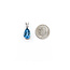 Pendant .12ct Diamond 3.4ct Aquamarine Platinum 123030397