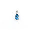 Pendant .12ct Diamond 3.4ct Aquamarine Platinum 123030397