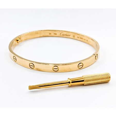 Bracelet Cartier Love 18ky Sz20 223080073