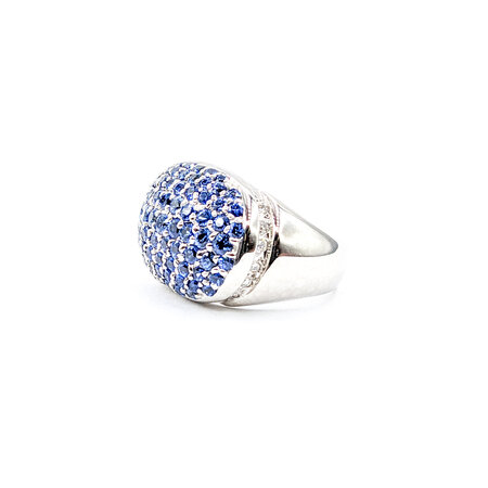 Ring .13ctw Diamonds 2.31ctw Sapphire 18kw Sz6.75 123050041