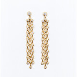  Earrings 1.10ctw Diamonds 14ky 123060042