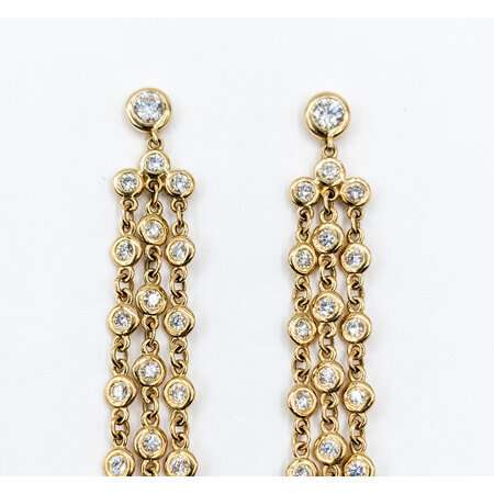 Earrings 1.10ctw Diamonds 14ky 123060042