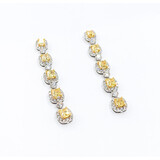  Earrings 4.95ctw Diamonds 18ktt 47mm 123060035