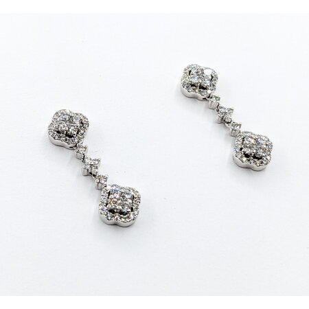 Earrings .75ctw Diamonds 18kw 123060041