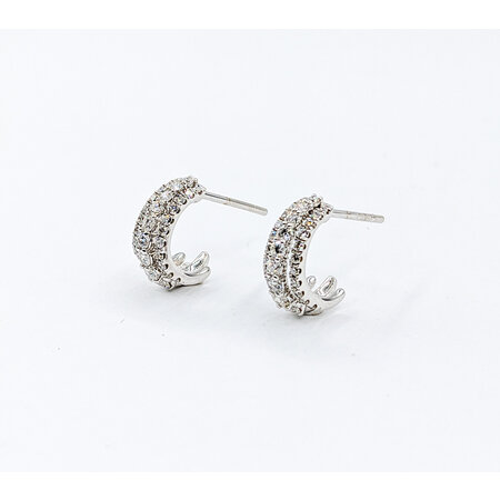 Earrings .71ctw Diamonds 14kw 123060033