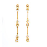  Earrings .75ctw Diamonds 14ky 123060043