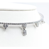  Necklace Collar Choker 5.27ctw Diamonds 14kw 16.5" 122060088