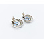 Earrings 2.84ctw Diamonds 3.45ctw Aquamarine Plat/14k 222100091