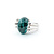 Ring .35ctw Diamonds 12.0ct Indicolite Tourmaline 18kw Sz5 221010015