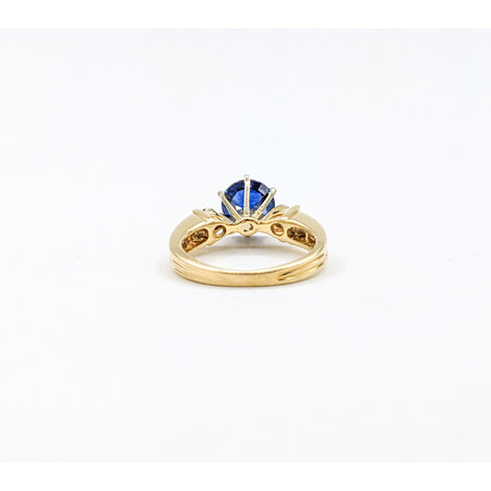 Ring .55ctw Diamonds 1.42ct Sapphire 14ky Sz4.5 123040067
