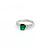 Ring 1.12ctw Diamonds .89ct Emerald 14kw Sz7 123040053