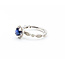 Ring .42ctw Diamonds 1.47ct Sapphire 950pt Sz7 123040051