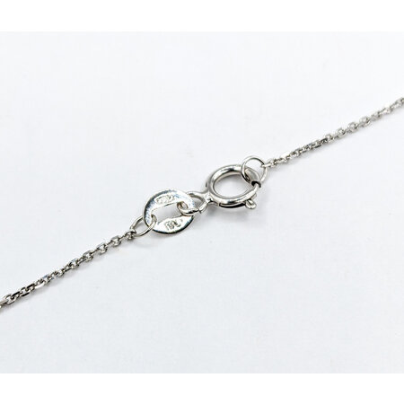 Necklace Lavaliere .35ctw Round Diamonds 1.65ct Tourmaline 18kw 15.25" 222100090