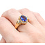 Ring .53ctw Round Diamonds 1.76ct Tanzanite 14ky Sz6.75 223030022