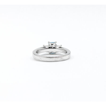 Ring .50ctw Diamonds .83ct Aquamarine 14kw Sz7 123040073
