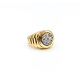  Ring "Rolex Design" .84ctw Diamonds 18ky Sz8 123090020