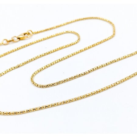 Necklace Snake Chain 1.15mm 14ky 18" 123090019