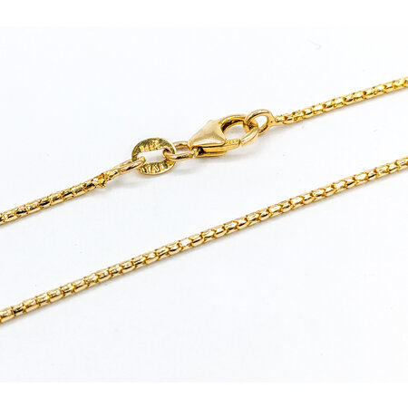 Necklace Snake Chain 1.15mm 14ky 18" 123090019