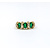 Ring .20ctw Round Diamonds 1.20ctw Emeralds 14ky Sz7.5 223040105