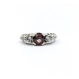  Ring .33ctw Diamonds .94ct Color Change Garnet 14kw Sz5 123040021