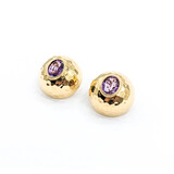  Earrings Clip On 9x7.5mm Amethyst 14Ky 21.5x21.5mm 223090024