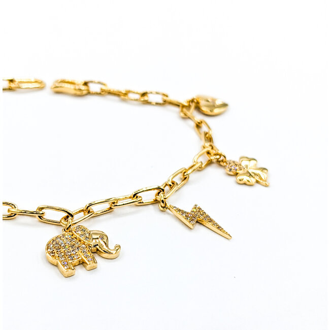 Bracelet Majolie .50ctw Round Diamonds 14ky 6.5" 223100008