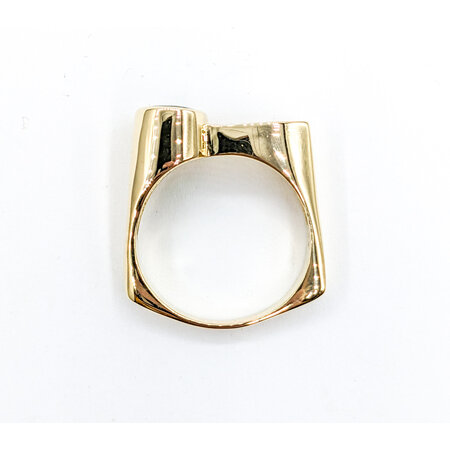 Ring .50ctw Baguette Diamonds 2.0ct Emerald 14ky Sz12 223090013