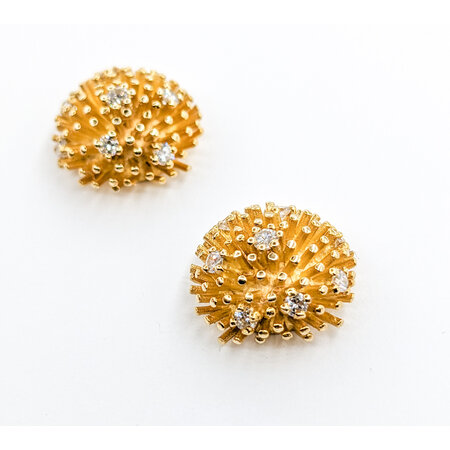 Earrings Sputnik .50ctw Round Diamonds 14ky 14.5mm 223100078